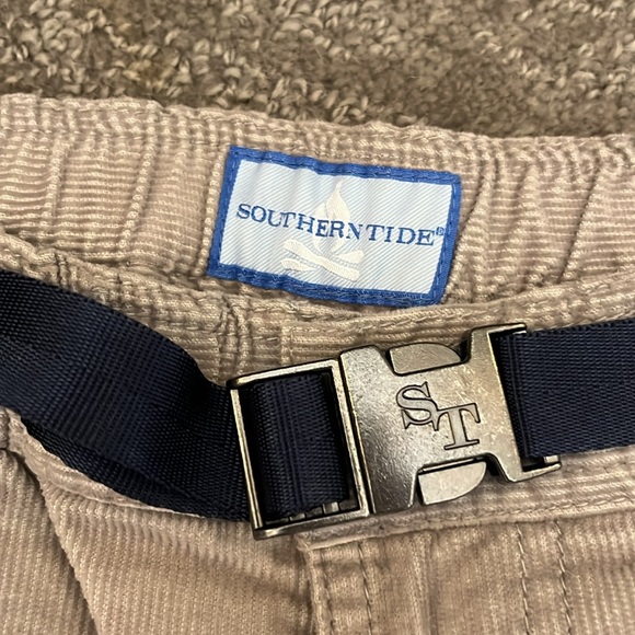 Southern Tide Campsite Buckle Corduroy Pants Size M/34L - Picture 4 of 13